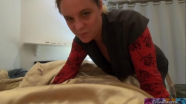 Stepmom helps you with your morning wood (POV) - Erin Electra