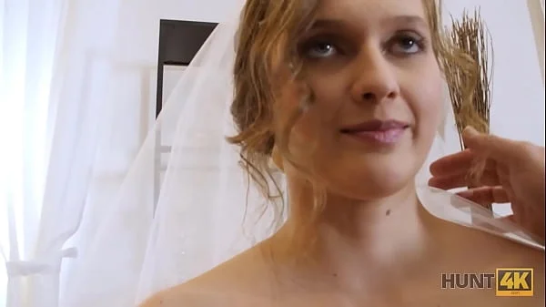 HUNT4K. For cash mature guy gets the opportunity to fuck pretty bride