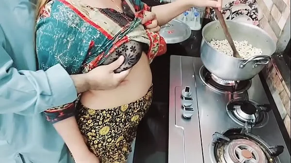 Indian Wife Busy in Cooking While Her Ass Hole Fucked By Her Cuckold Husband With Clear Hindi Audio