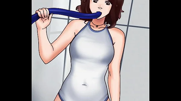 Filling Out Her Suit (breast expansion animation)